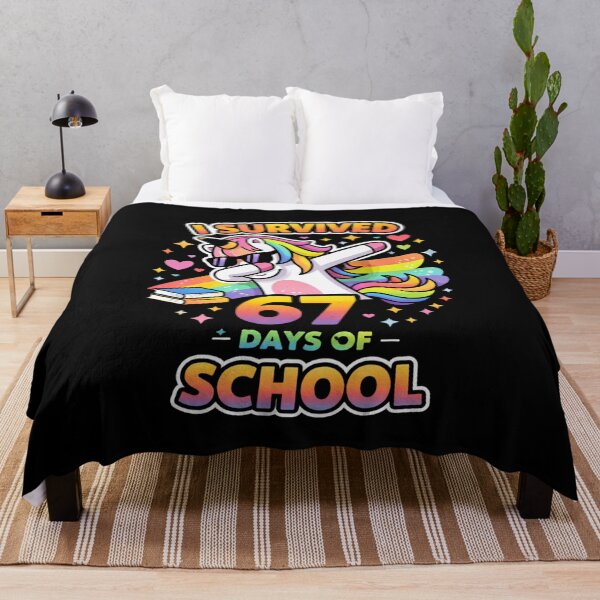 Item preview, I Survived 67 Days Of School Unicorn Dabbing designed and sold by SofenArt.