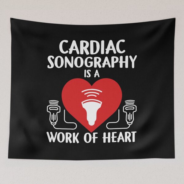 Item preview, Cardiac Sonography Is A Work Of Heart Medical Quote designed and sold by Taniyah Gomes.