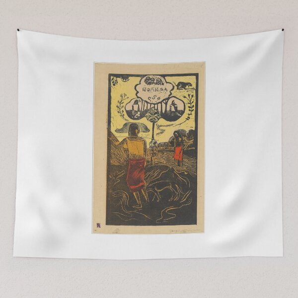 Item preview, Noa Noa – Paul Gauguin Symbolist Post-Impressionist Painting Inspired by Tahiti and Primal Myth (1893) designed and sold by Art Outlaws.