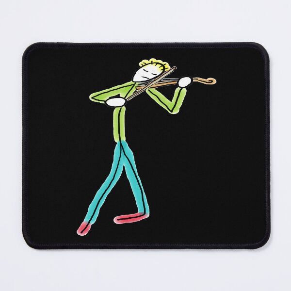 Item preview, Viola Playing Stickman designed and sold by Mark-Ewbie.