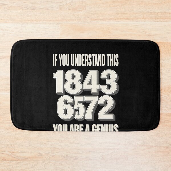 Item preview, If You Understand This 1843 6572 You Are A Genius designed and sold by SofenArt.