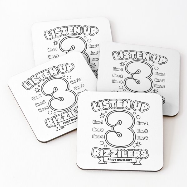 Item preview, Listen Up 3 Rizzilers Prist Owelght Funny Birthday designed and sold by SofenArt.