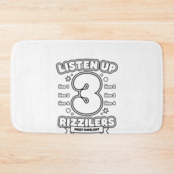 Item preview, Listen Up 3 Rizzilers Prist Owelght Funny Birthday designed and sold by SofenArt.