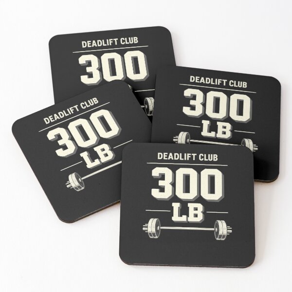 Item preview, Deadlift Club 300 LB Weightlifting Gym designed and sold by SofenArt.