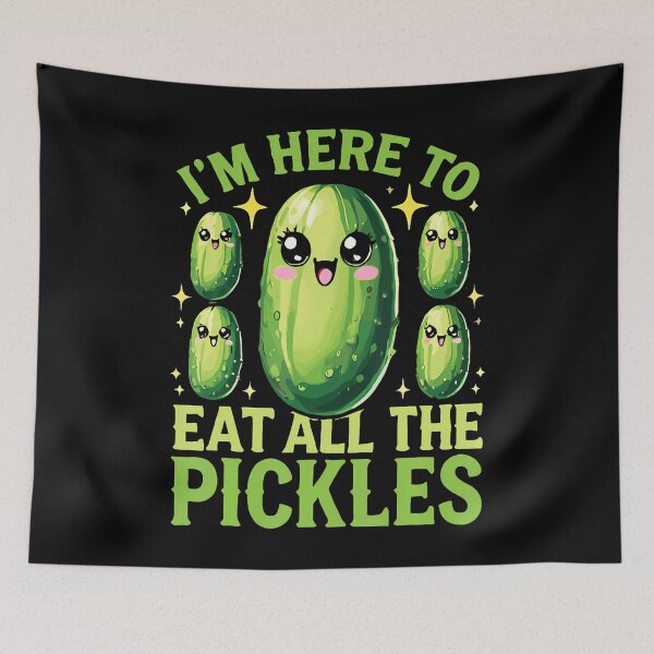 Item preview, I'M Here To Eat All The Pickles designed and sold by arzateiosumn.