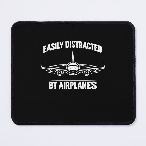 Item preview, Easily Distracted By Airplanes Aviation Humor designed and sold by SofenArt.