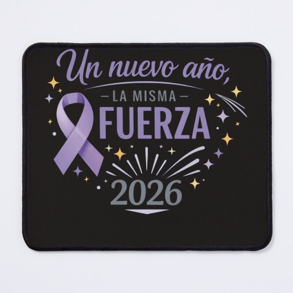 Item preview, Un nuevo año, la misma fuerza – Cancer Awareness 2026-Un año nuevo lleno de fuerza y esperanza designed and sold by Hicham4.