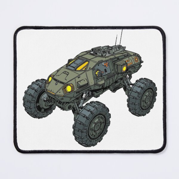 Item preview, Futuristic Off-Road Scout Vehicle | Sci-Fi Tactical Rover Illustration designed and sold by SlomianyPisarz.