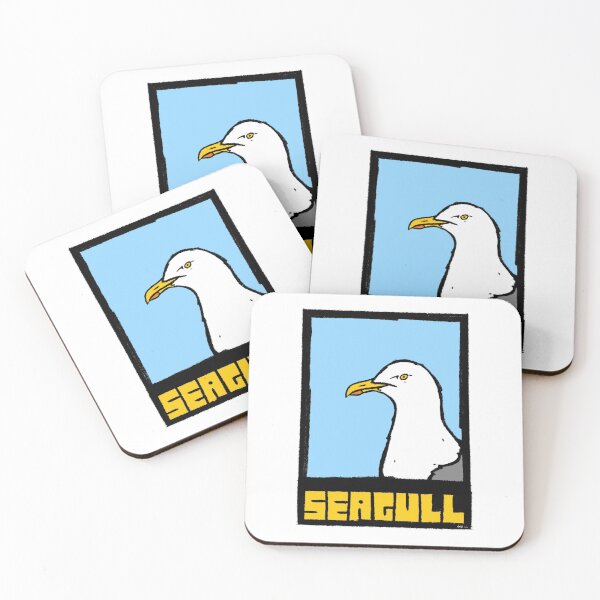 Item preview, Seagull – Bold Pop Art - Bird art Illustration by GW-ART designed and sold by GWARTGB.