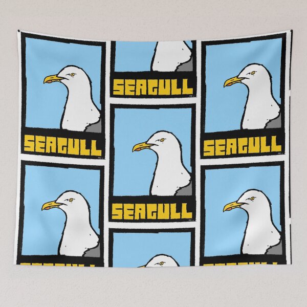 Item preview, Seagull – Bold Pop Art - Bird art Illustration by GW-ART designed and sold by GWARTGB.
