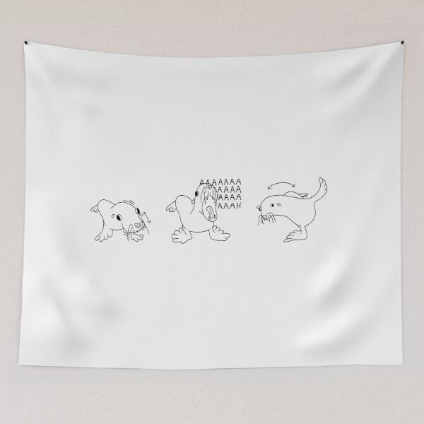 Item preview, Dancing Sea lion brainrot meme seal designed and sold by Leila & the stars.
