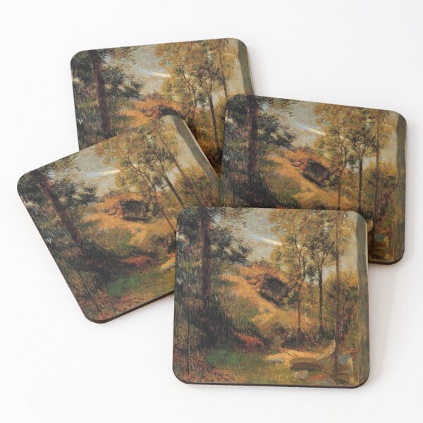 Item preview, Bathing in Front of the Port of Pont-Aven – Paul Gauguin Post-Impressionist Breton Scene of Nature and Modern Life (1886) designed and sold by Art Outlaws.