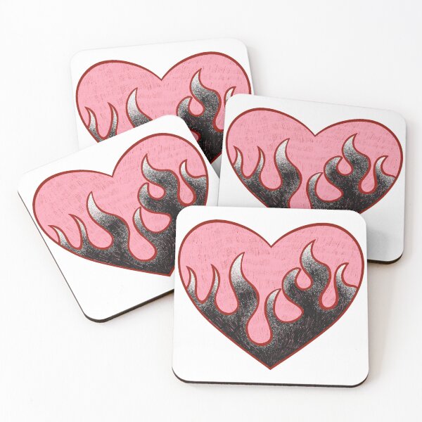 Item preview, Heart on fire designed and sold by pinkyfish1010.