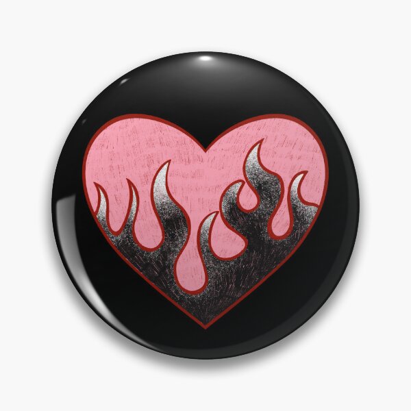 Item preview, Heart on fire designed and sold by pinkyfish1010.