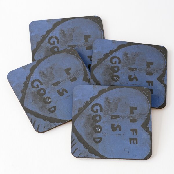 Item preview, LIFE IS GOOD blue  designed and sold by Birdatbusstop.