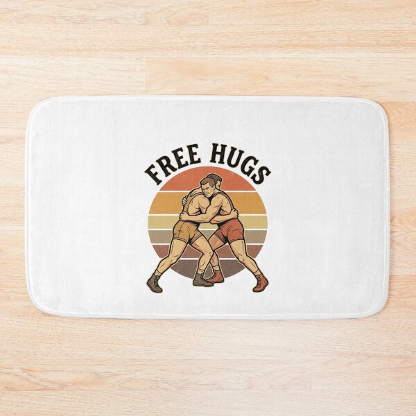 Item preview, Free Hugs Wrestling Humor Wrestling Enthusiast designed and sold by SofenArt.