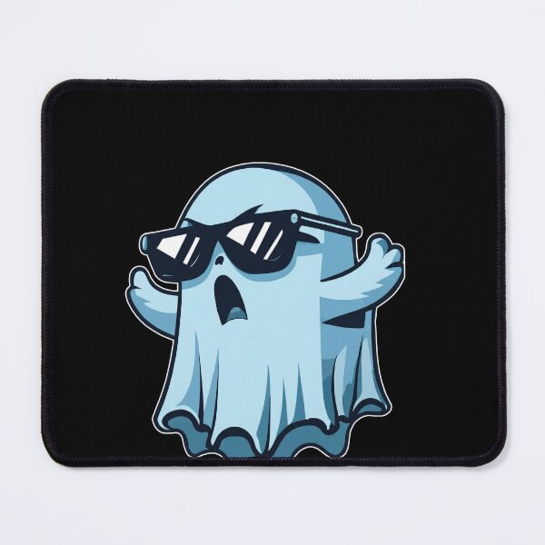 Item preview, Cool Blue Ghost Wearing Sunglasses - Funny Halloween Art designed and sold by Cust-tshirts.