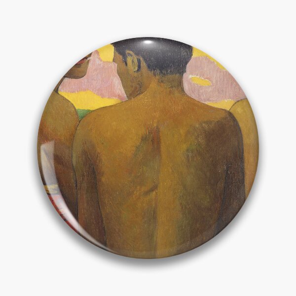 Item preview, Three Tahitians – Paul Gauguin Post-Impressionist Symbolist Painting of Tahitian Life and Spiritual Presence (1899) designed and sold by Art Outlaws.