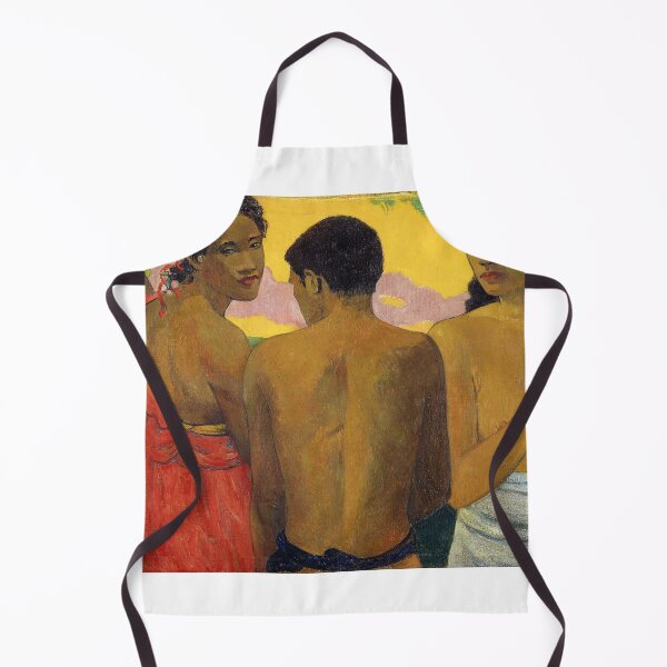 Item preview, Three Tahitians – Paul Gauguin Post-Impressionist Symbolist Painting of Tahitian Life and Spiritual Presence (1899) designed and sold by Art Outlaws.