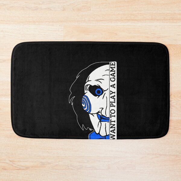 Item preview, I Want To Play A Game - Blue Horror Puppet Art designed and sold by Cust-tshirts.