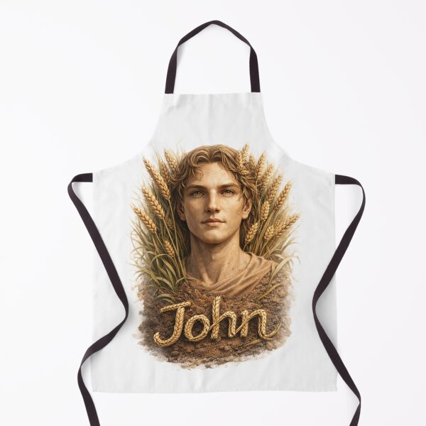 Item preview, John Virgo – Earth Zodiac Name Wheat Fantasy Art Design designed and sold by AlexLineArt.