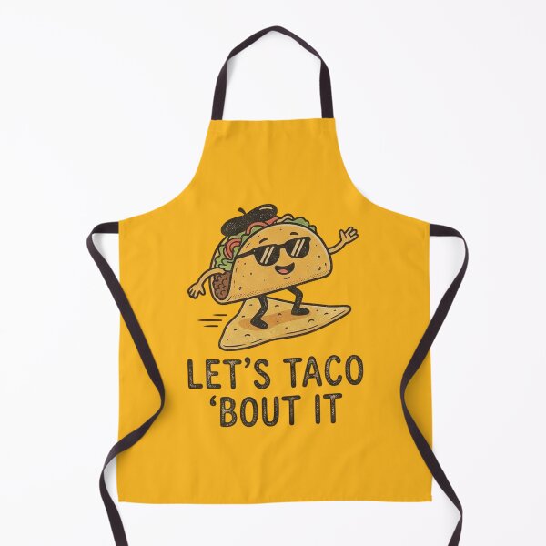 Item preview, Let’s Taco ’Bout It — Funny Taco Pun Party Design designed and sold by Afridi Art House.