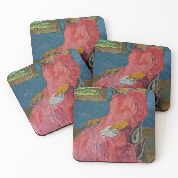 Item preview, Faaturuma (Melancholic) – Paul Gauguin Post-Impressionist Portrait of Tahitian Solitude and Inner Reflection (1891) designed and sold by Art Outlaws.