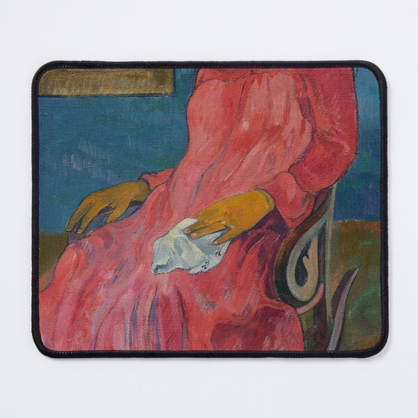 Item preview, Faaturuma (Melancholic) – Paul Gauguin Post-Impressionist Portrait of Tahitian Solitude and Inner Reflection (1891) designed and sold by Art Outlaws.