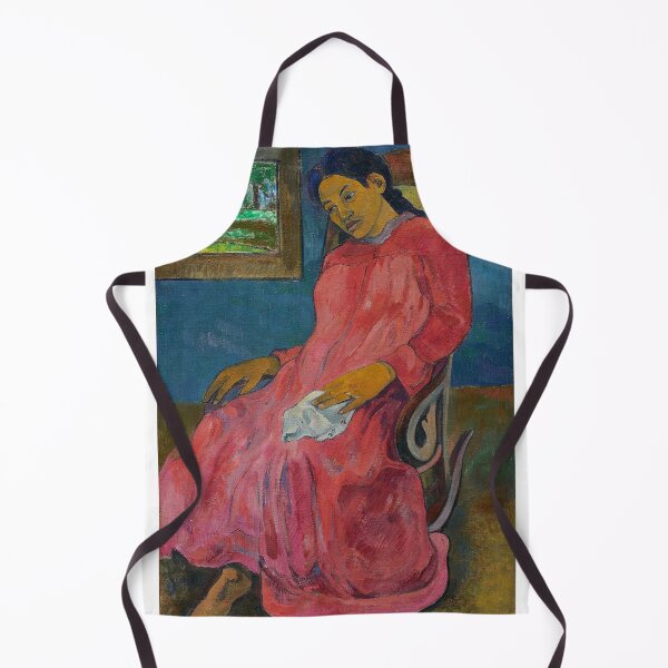 Item preview, Faaturuma (Melancholic) – Paul Gauguin Post-Impressionist Portrait of Tahitian Solitude and Inner Reflection (1891) designed and sold by Art Outlaws.