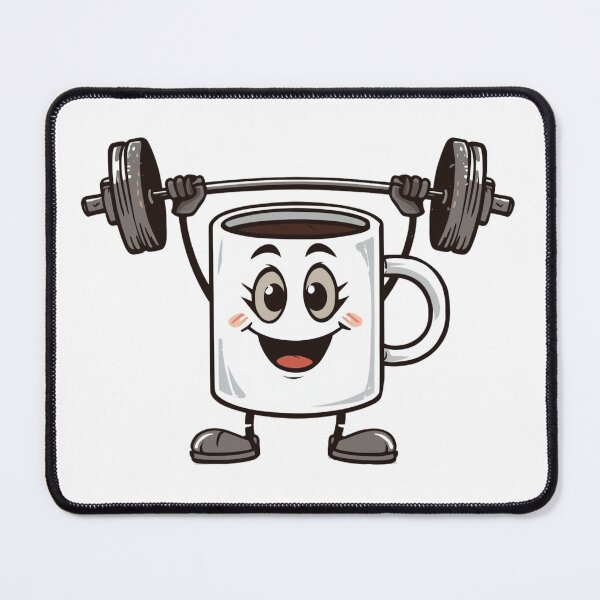 Item preview, Strong Coffee Gains | Happy Workout Mug Weightlifting Art designed and sold by SlomianyPisarz.