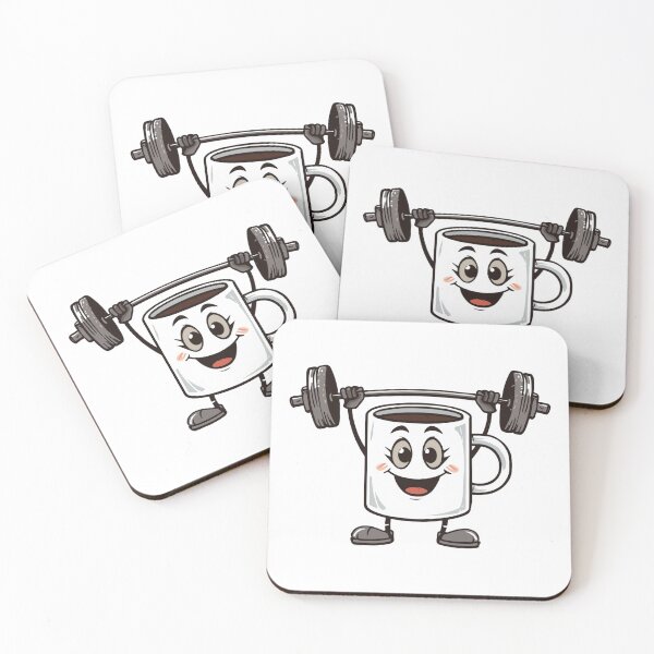 Item preview, Strong Coffee Gains | Happy Workout Mug Weightlifting Art designed and sold by SlomianyPisarz.
