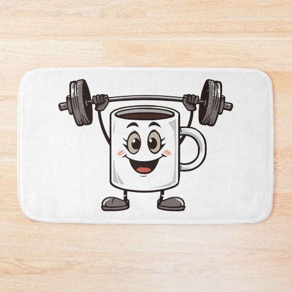 Item preview, Strong Coffee Gains | Happy Workout Mug Weightlifting Art designed and sold by SlomianyPisarz.