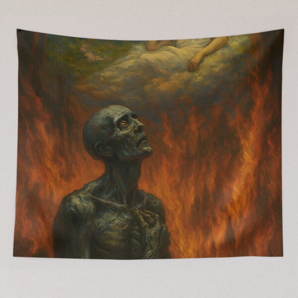 Item preview, Heaven And Hell Contrast With Angel And Tormented Soul designed and sold by PandaTShirtShop.