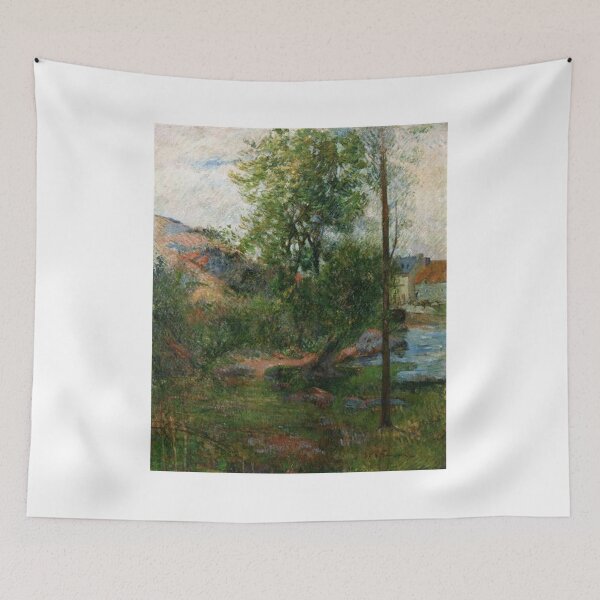 Item preview, Willow by the Aven – Paul Gauguin Post-Impressionist Landscape from Pont-Aven Exploring Nature, Color, and Symbolism designed and sold by Art Outlaws.