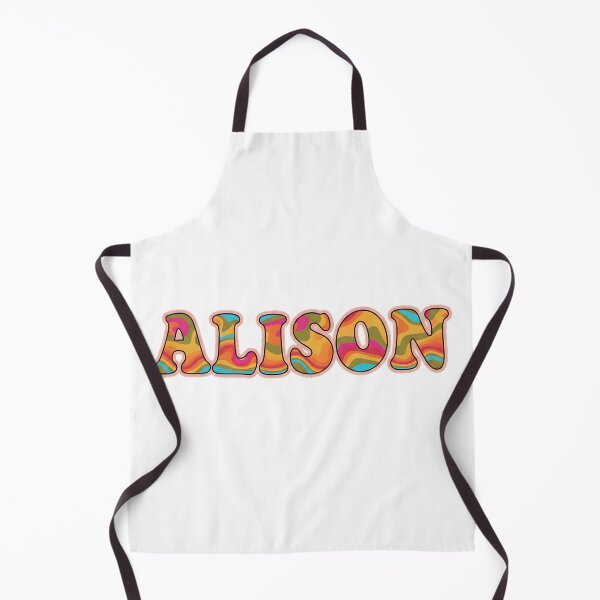 Item preview, ❤️ Alison Personalized Name Wavy Retro Shirt, Coffee Mug, Sticker Gift designed and sold by HelixPedia.