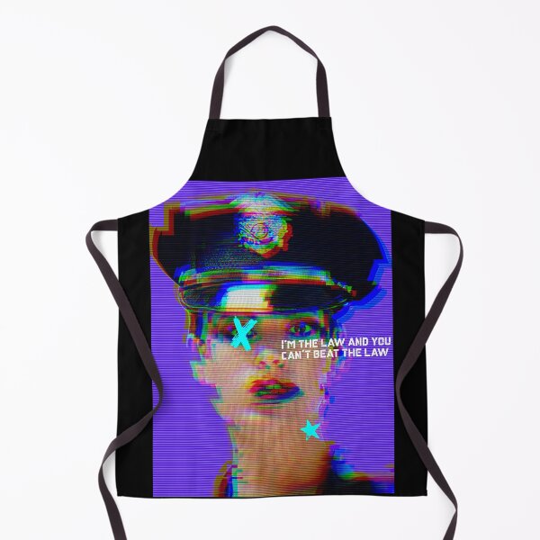 Item preview, Female Cop TV Glitch Purple  designed and sold by DerekDoll.
