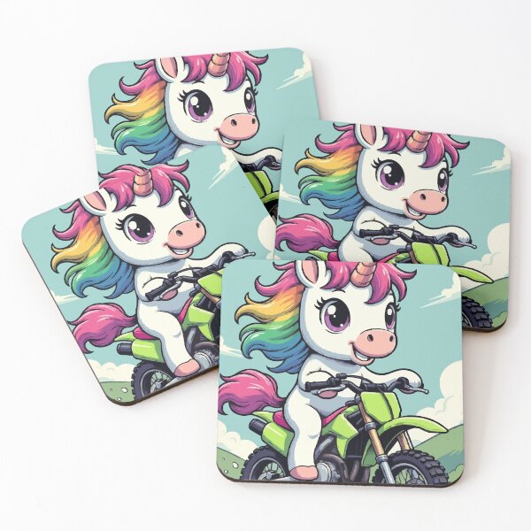 Item preview, Cute unicorn on a motorcycle designed and sold by FshpDeutschland.