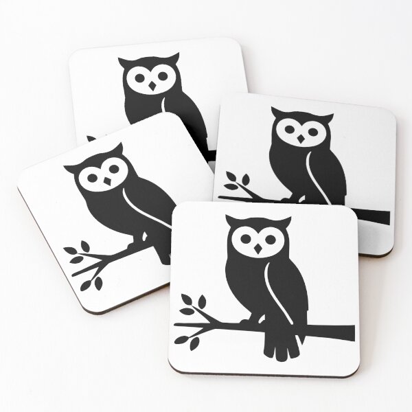 Item preview, Owl Black Silhouette Sitting on Branch designed and sold by AFernandesDSG.