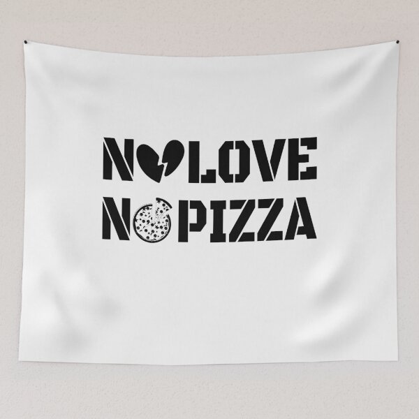 Item preview, Funny Pizza Lover Gift No Love No Pizza Foodie Quote designed and sold by karibov.