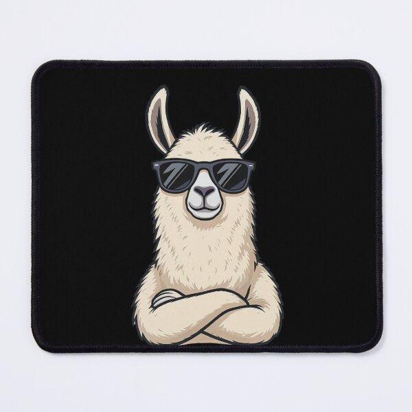 Item preview, Cool Llama Sunglasses Illustration | Confident Llama Cartoon Vector Art | Minimal Streetwear Design designed and sold by ColorSplash123.