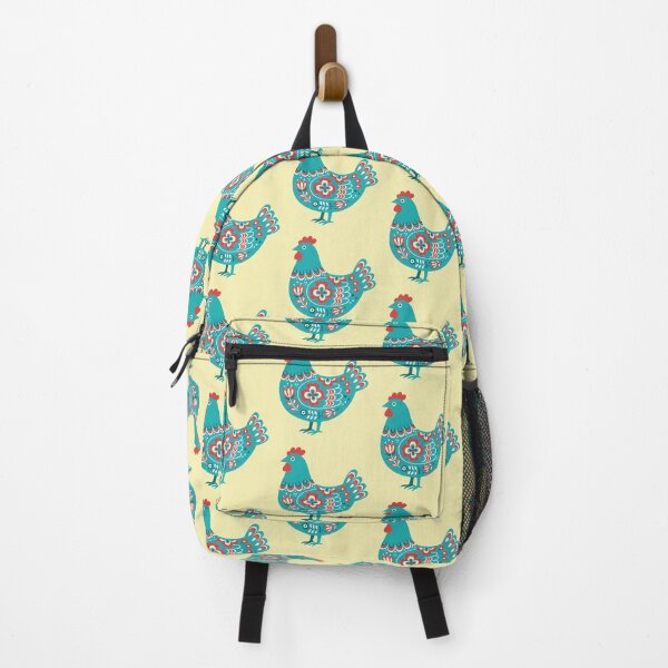 Item preview, Swedish Flower Hen & Motifs STICKER/MAGNET PACK – Turquoise Scandinavian Folk Art by heidiannemorris © designed and sold by FOLK ART FUSION by heidiannemorris.