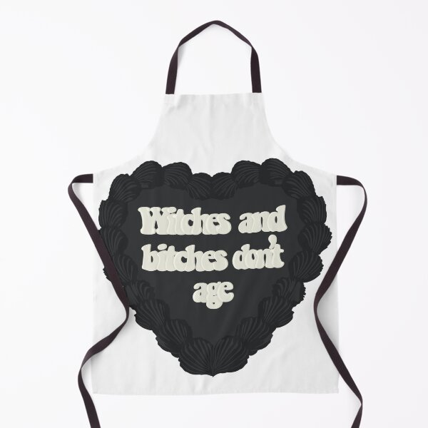 Item preview, Witches and Bitches Don't Age Love Heart Birthday Cake designed and sold by FreeOrca.