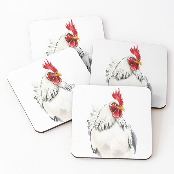 Item preview, White Chicken  designed and sold by KhalidHosnyArT.