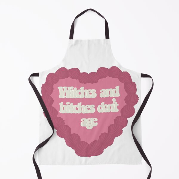Item preview, Witches and Bitches Don't Age Love Heart Birthday Cake designed and sold by FreeOrca.