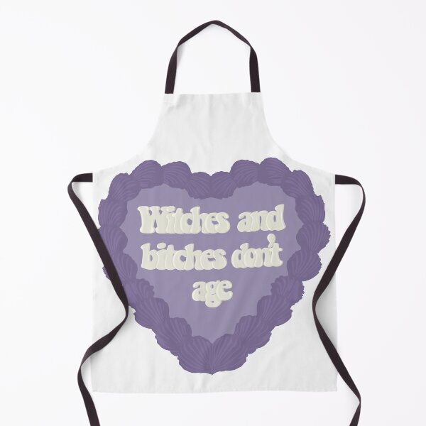 Item preview, Witches and Bitches Don't Age Love Heart Birthday Cake designed and sold by FreeOrca.