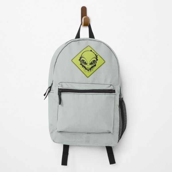 Item preview, Alien Ahead Road Sign – Sci-Fi Humor Design designed and sold by JaaGo PopLab.