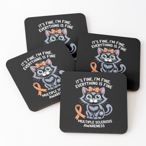 Item preview, Funny Cat  Multiple Sclerosis designed and sold by lilensgavadur.