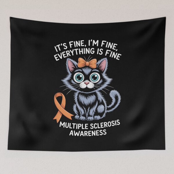 Item preview, Funny Cat  Multiple Sclerosis designed and sold by lilensgavadur.