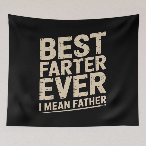 Item preview, Best Farter Ever Funny Dad Quote Bold Typography designed and sold by flagylART.