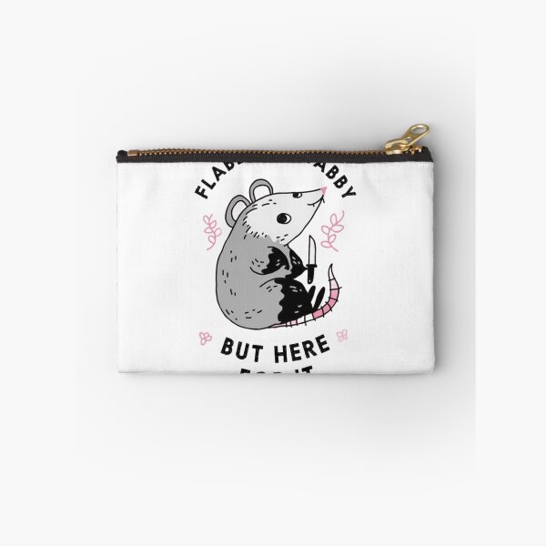 Item preview, Funny Flabby and Stabby Opossum - Cute Pink Possum Meme Art designed and sold by JossDesign15.